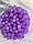 Бусини матові " Лід " 10 мм,  фіолетові  500 грам, фото 3