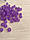 Бусини матові " Лід " 10 мм,  фіолетові  500 грам, фото 8