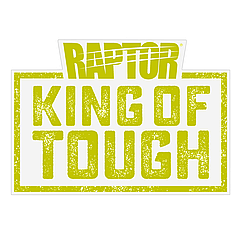 Наклейка на скло та кузов «RAPTOR: King of Tough, 125 x 90 мм Зелений