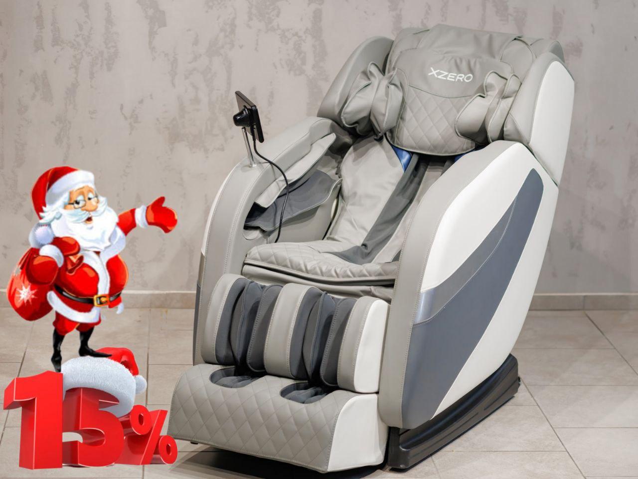 Масажне крісло XZERO Y14 SL Premium WHITE, фото 1