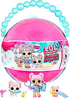 Игровой набор с куклами L.O.L. SURPRISE! серии "Bubble Surprise Deluxe" - Бабл-сюрприз в шаре с аксессуарами
