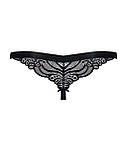 Мереживні танги з доступом Obsessive 828-THC-1 crotchless thong S/M, чорні SO7173, фото 6
