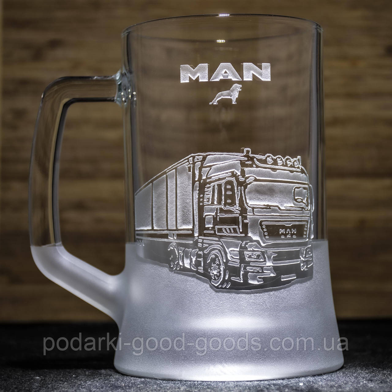 Пивний кухоль Вантажівка MAN подарунок далекобійнику