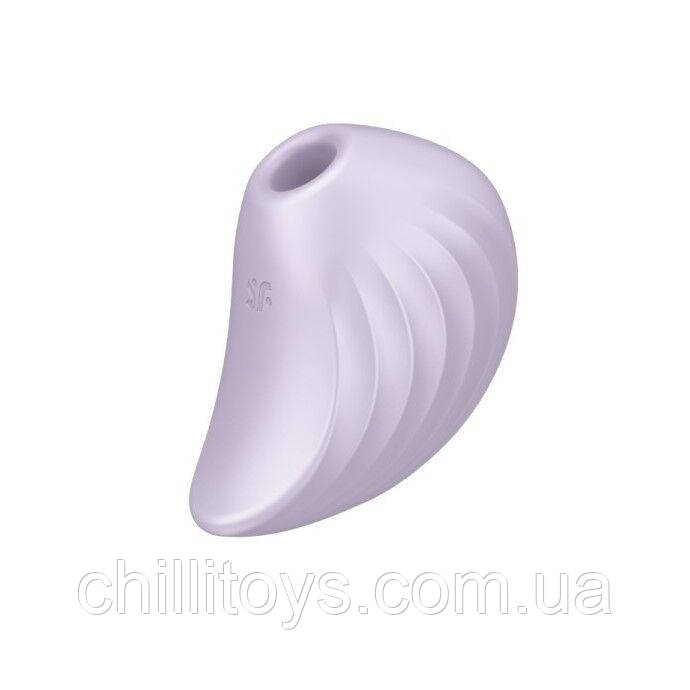 Вакуумний кліторальний стимулятор із вібрацією Satisfyer Pearl Diver Violet SO6078, фото 1