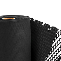 Стільниковий крафт папір Honeycomb, рулон - 30 см х 20 м, чорний, фото 3