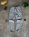 Спортивні штани чоловічі сірі осінь-весна однотонні фірмові Nike (Найк), фото 4