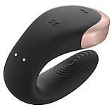 Смарт-вібратор для пар Satisfyer Double Love (Black) SO4930, фото 3