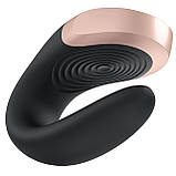 Смарт-вібратор для пар Satisfyer Double Love (Black) SO4930, фото 7