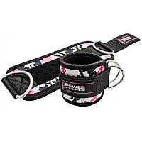 Манжеты на лодыжку Ankle Strap Camo Power System PS-3470_Pink/Black, World-of-Toys