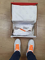 Nike x Off White Free Run 3.0 White Orange кроссовки и кеды высокое качество Размер 36