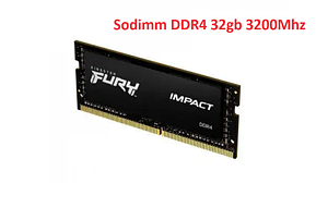 Оперативна пам'ять для ноутбука SO-DIMM DDR4 32GB PC4-25600 3200MHz бу