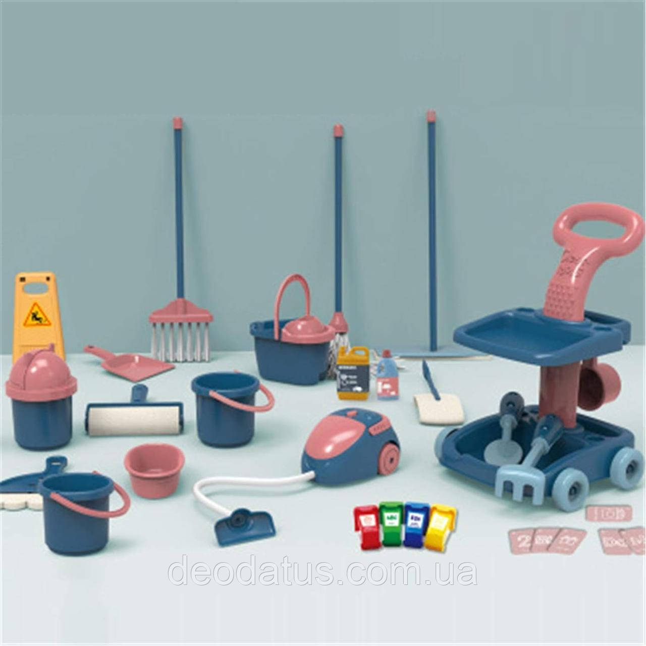 Набір іграшковий для прибирання YY-145 швабра пилосос
