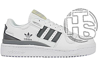 Женские кроссовки Adidas Forum Low White Grey ALL14591