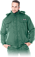 Куртка утепленная Мастер, 65% полиэстер + 35% х/б + 100% полиэстер, 180г/м²+180г/м², зеленая, Reis XXL