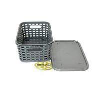 Малий прямокутний кошик PREMIUM S з кришкою, SNMZ, фото 3