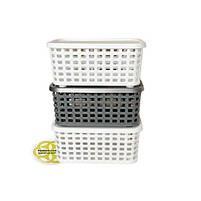 Малий прямокутний кошик PREMIUM S з кришкою, SNMZ, фото 5