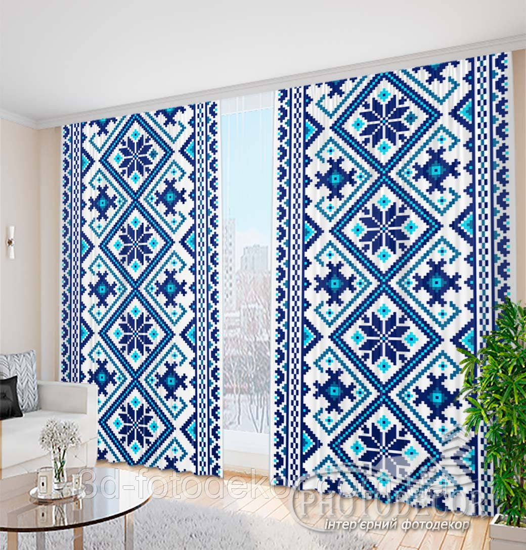 Штори з Українським орнаментом 37 – будь-який розмір. Читаємо опис!, фото 1