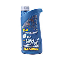 Компрессорное масло для смазки воздушных и ротационных компрессоров (1L) Compressor oil (iso100)