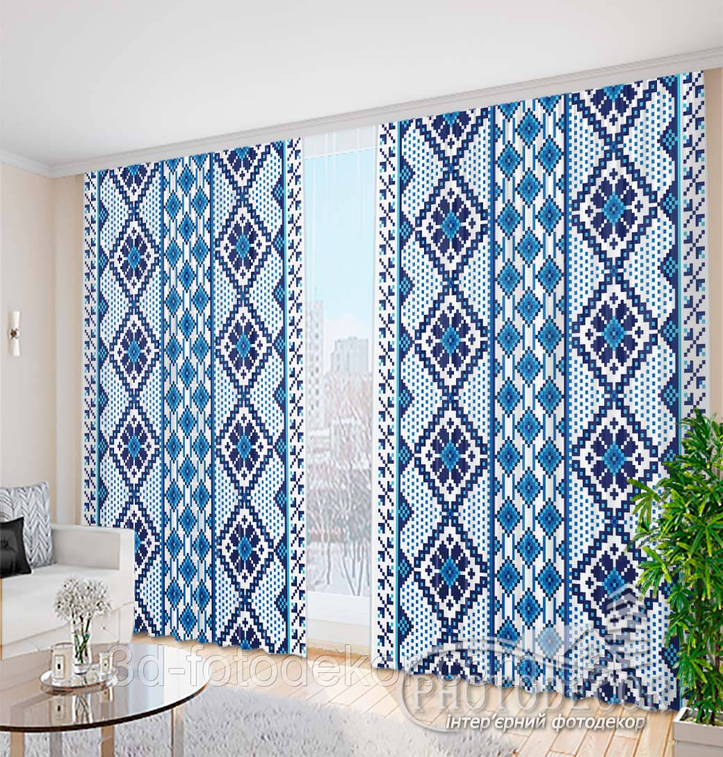 Штори з Українським орнаментом 41 – будь-який розмір. Читаємо опис!, фото 1
