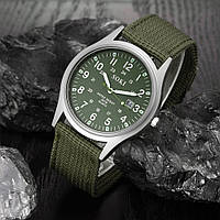 Чоловічий армійський годинник зелений