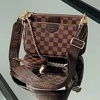 Louis Vuitton Pochete Multi Brown 23 х 16 х 5 см женские сумочки и клатчи высокое качество