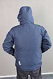 Чоловіча зимова куртка батал темно-синя оригінальна WHS, фото 6