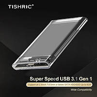 Чехол карман для жесткого диска SATA на USB SSD HDD TISHRIC 2,5 дюйма чехольчик