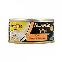 Влажный корм для кошек курица GimCat Shiny Cat Filet 70 г