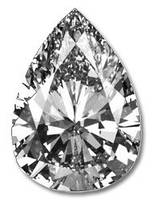 Діамант LAB. Огранування Крапля/Груша. Розміри 4х6мм