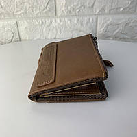 Мужской кожаный кошелек Gubintu натуральная кожа мини клатч портмоне высокое качество