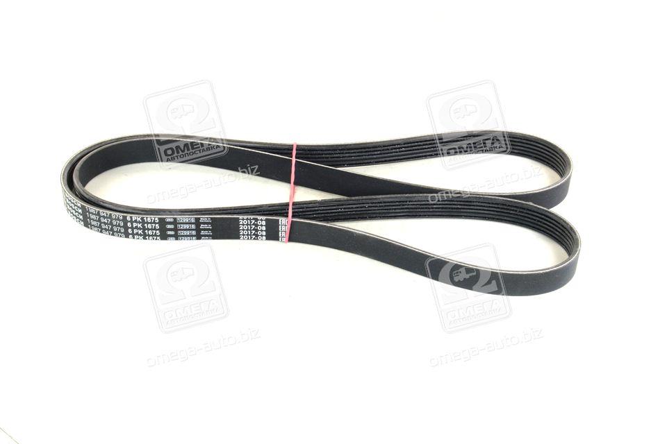 Ремінь поліклиновий 6pk1675 Bosch 1 987 947 979, фото 1