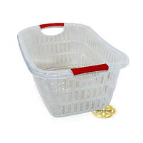 Кошик для прання LUX, прямокутний, прозорий SNMZ, фото 2