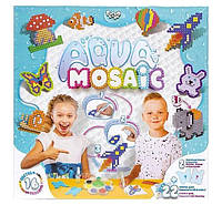 Аквамозаїка AquaMosaic 22 схеми 16цв. Набір для Творчості Аквамозаїка розвивальна Водна дитяча мозаїка SS&V