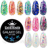 Гель-глитер с блестками Desinger Galaxy Gel (10 мл)