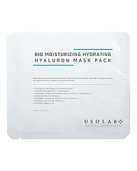 Usolab Bio Moisturizing Hydrating Hyaluron Mask Pack -  Зволожуюча антивікова тканинна маска