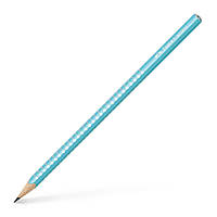 Простий олівець Faber-Castell Grip Sparkle 118205P бірюзовий триганний