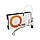 Змішувач для кухні Qtap Linea з гнучким виливом QTLINCRW007F Chrome/White, фото 6