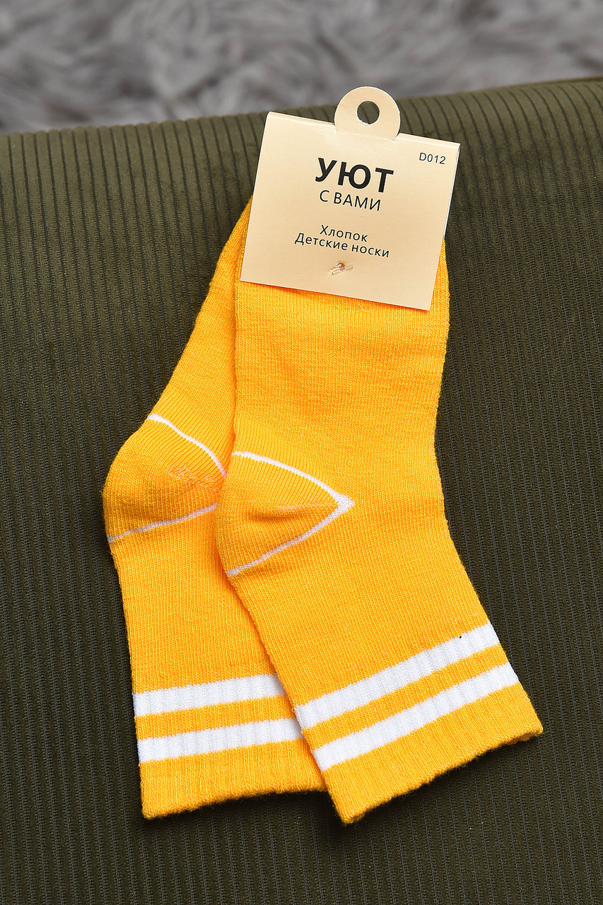 Шкарпетки дитячі жовтого кольору р.5-6 170368P