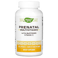 Мультивітаміни для Вагітних, Prenatal Multi-Vitamin and Multi-Mineral, Nature's Way, 180 капсул