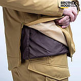 Мілітарі куртка з підстібкою-утеплювачем UTJ 3.0 Brothehood койот, фото 6