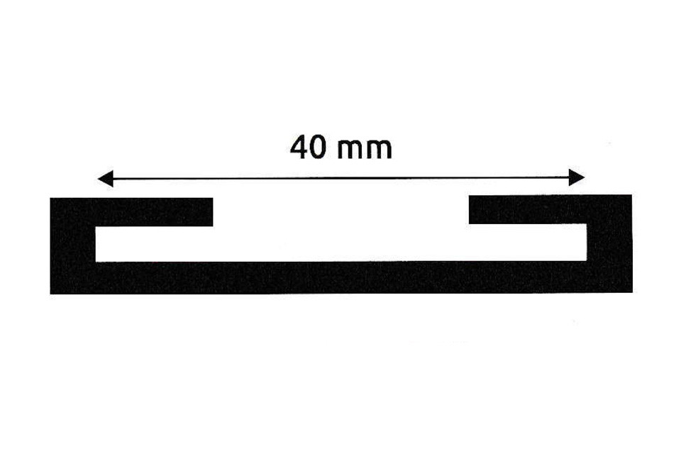 Прокладка хомута крепления бака топливного 40 MM (10 M) (TEMPEST) TP 12.47.39 - фото 1 - id-p2077294993