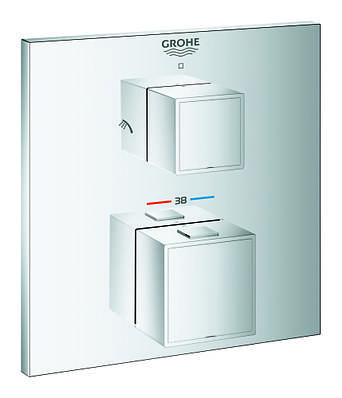 Термостат прихованого монтажу на 2 споживачі Grohe Grohtherm Cube (24154000)