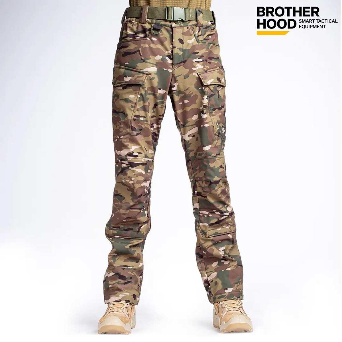 Штани тактичні зимові для ЗСУ Brotherhood UTP 2.0 SOFTSHELL мультикам, фото 1