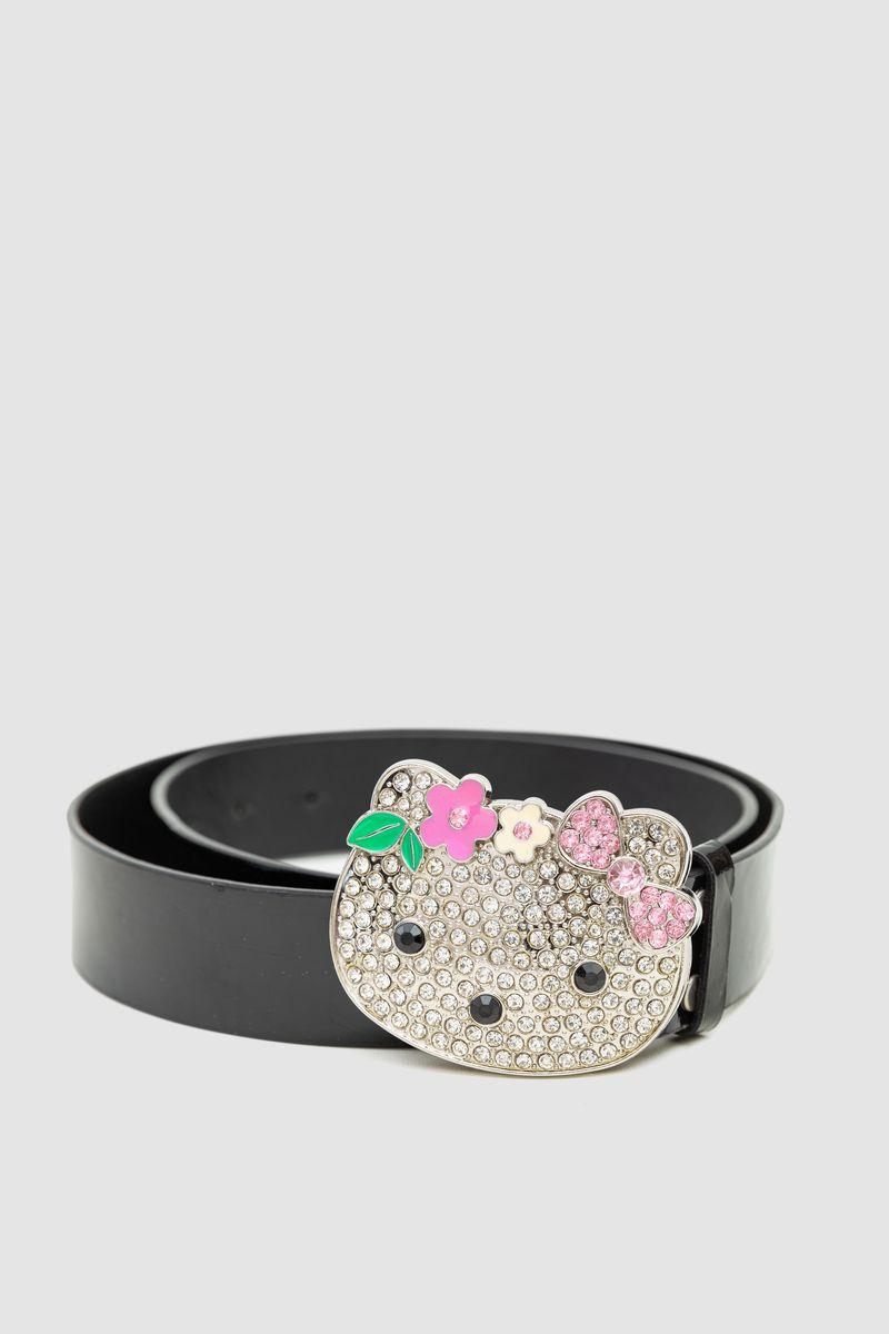 Ремінь жіночий лаковий, колір чорний, 196R4010G2, фото 1