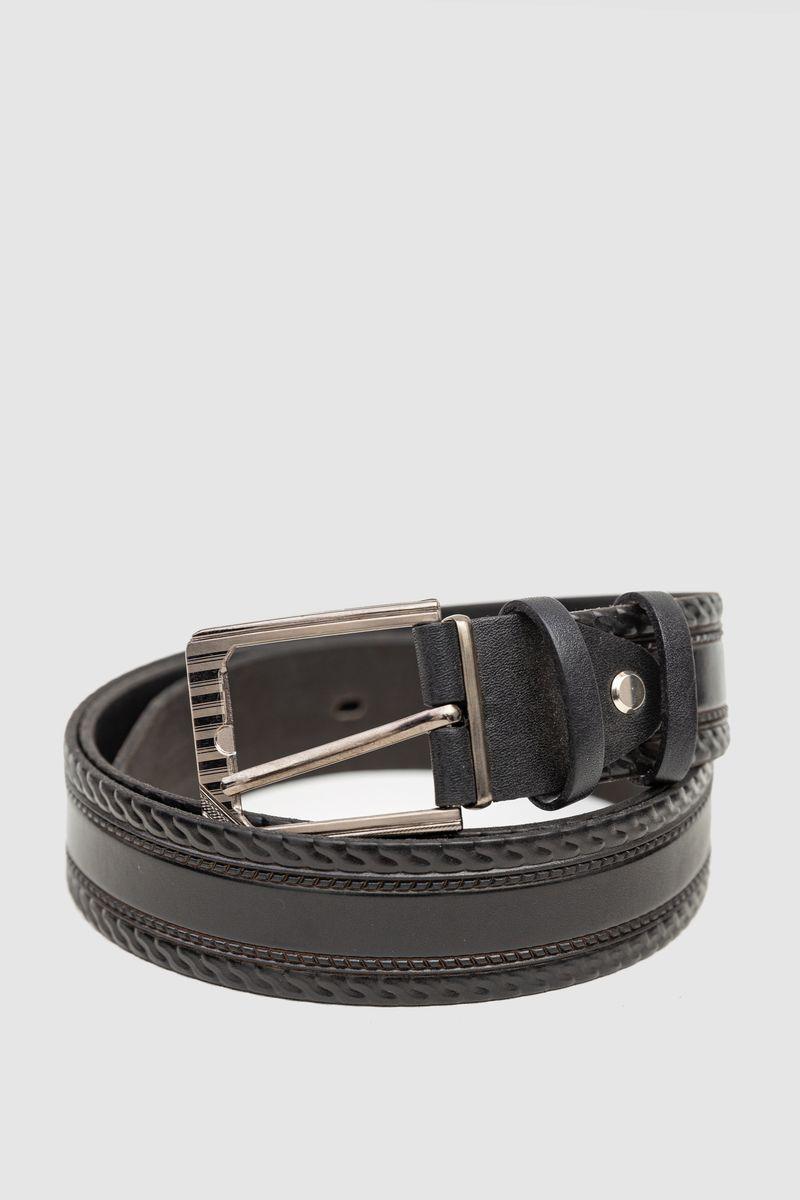 Ремінь чоловічий -1, колір чорний, 196R35Y1W6, фото 1