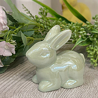 Декоративная фарфоровая фигурка кролика Пасхальный декор 7,5 см