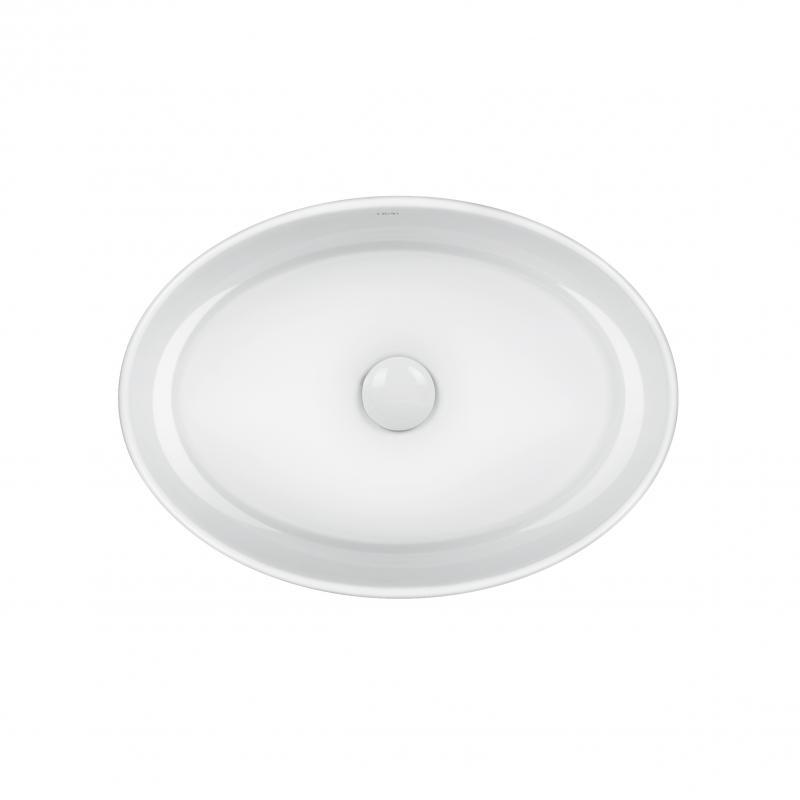 Раковина-чаша Qtap Kolibri 500x360x140 White з донним клапаном QT10113054W