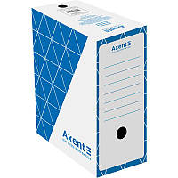 Папка Axent бокс архивный 1733-02-A 150мм, картон синий