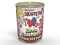 Консервовані Жіночі Шкарпетки День Святого Валентина - Незвичайний подарунок До Дня Закоханих