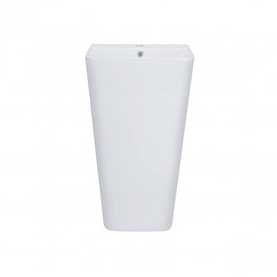 Раковина для підлоги моноблок Qtap Tern 440х380х830mm White з донним клапаном QT1711G302W